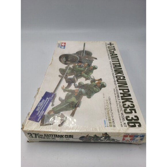Tamiya 35035 1/35 Scale Military Model Kit German 37mm Anti-Tank Gun PAK35/36 - Picture 2 of 5